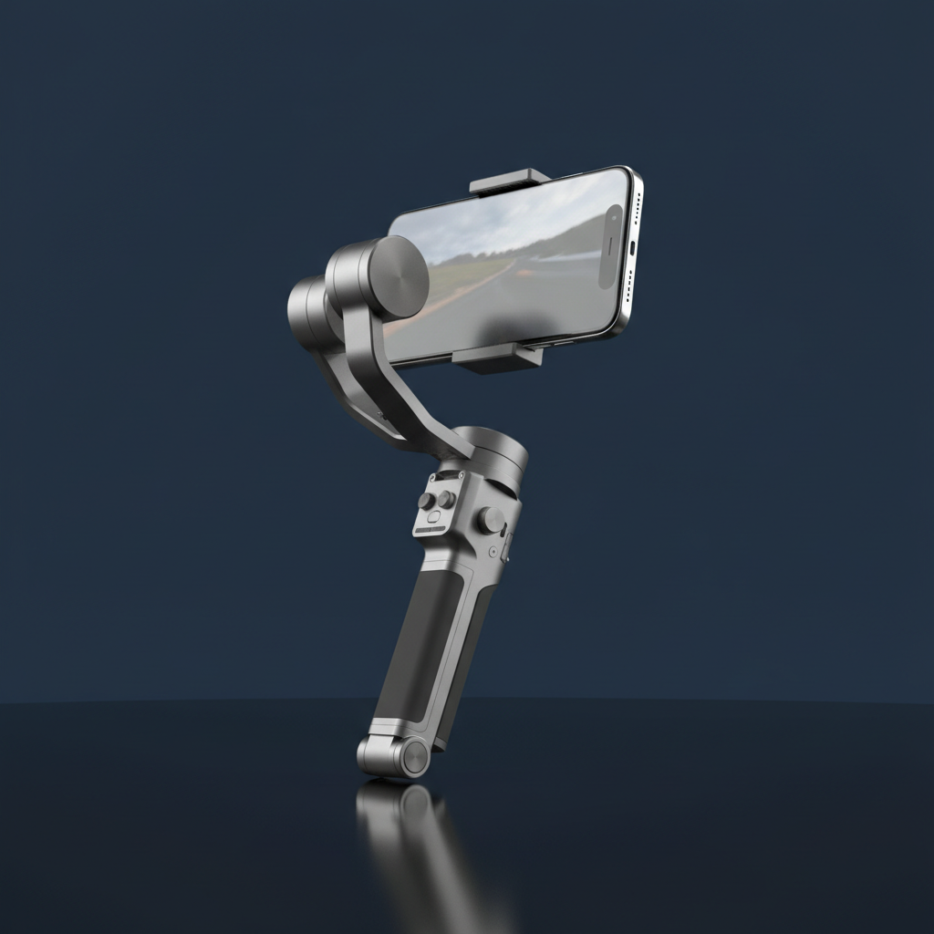 Folding Gimbal in use