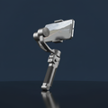 Folding Gimbal in use