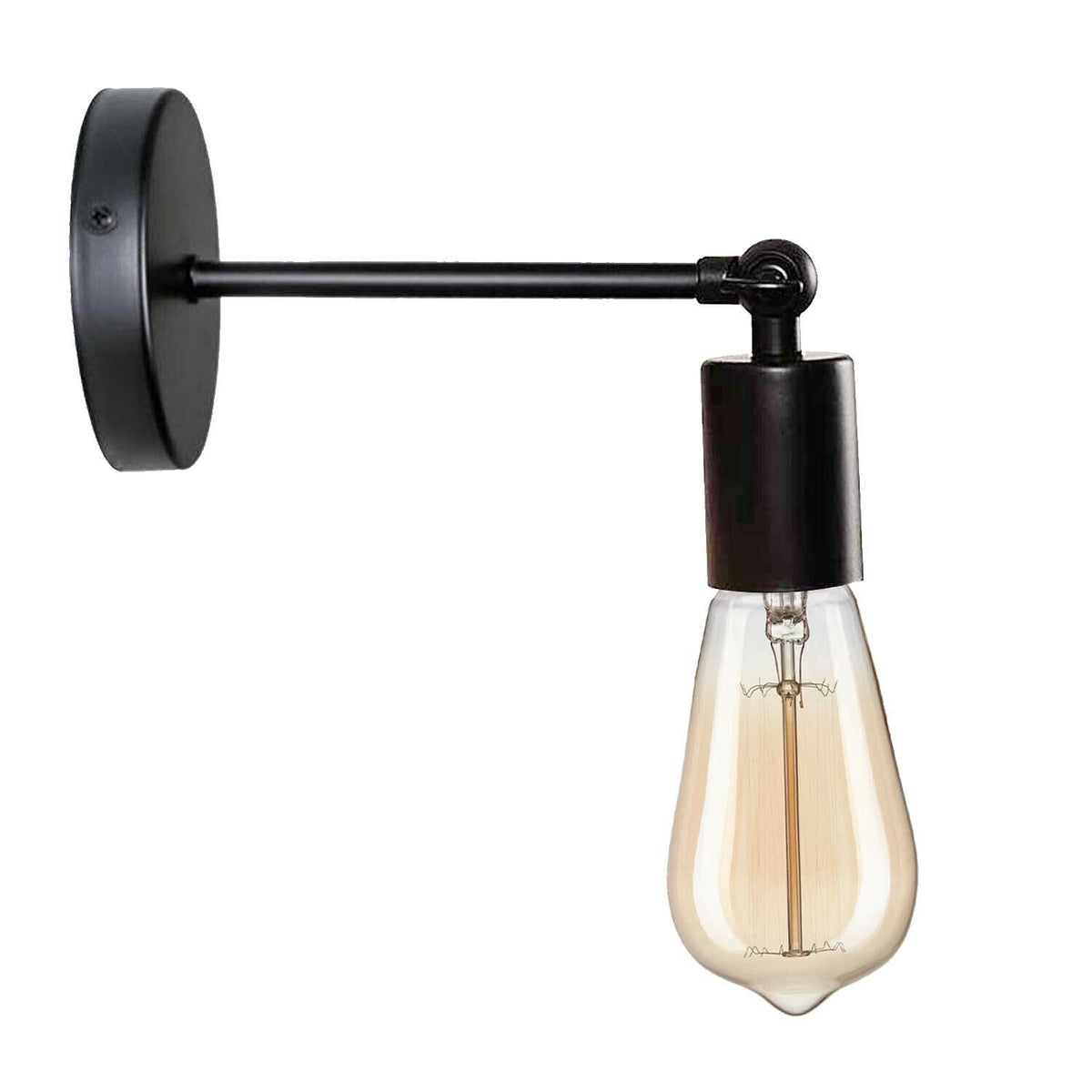 E27 Industrial Retro Wall Light Iron Metal Sconce Lamp~ 5698-2