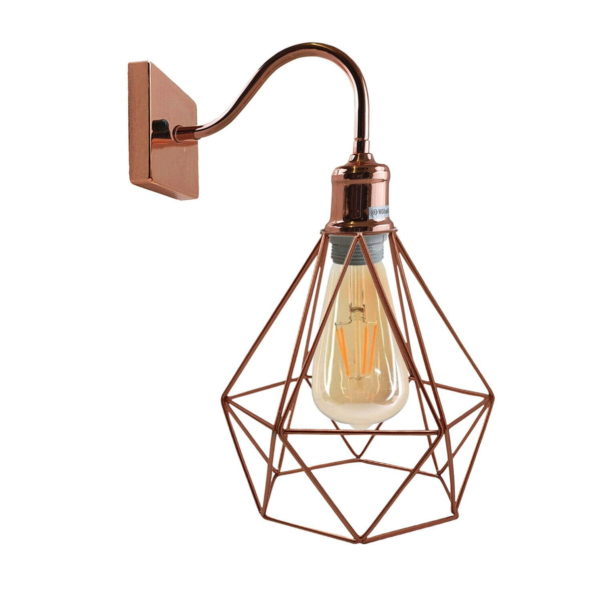Modern Vintage Sconce Wall Light Cage Lamp Fitting Fixture ~5756-3