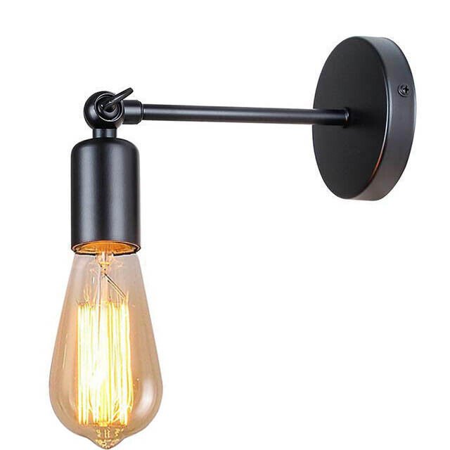 E27 Industrial Retro Wall Light Iron Metal Sconce Lamp~ 5698-4