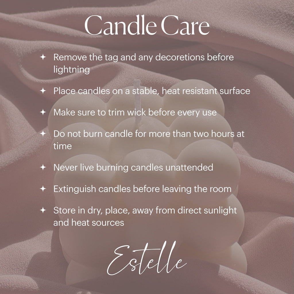 Ribbed Soy Pillar Candle: Sculptural Home Decor-4