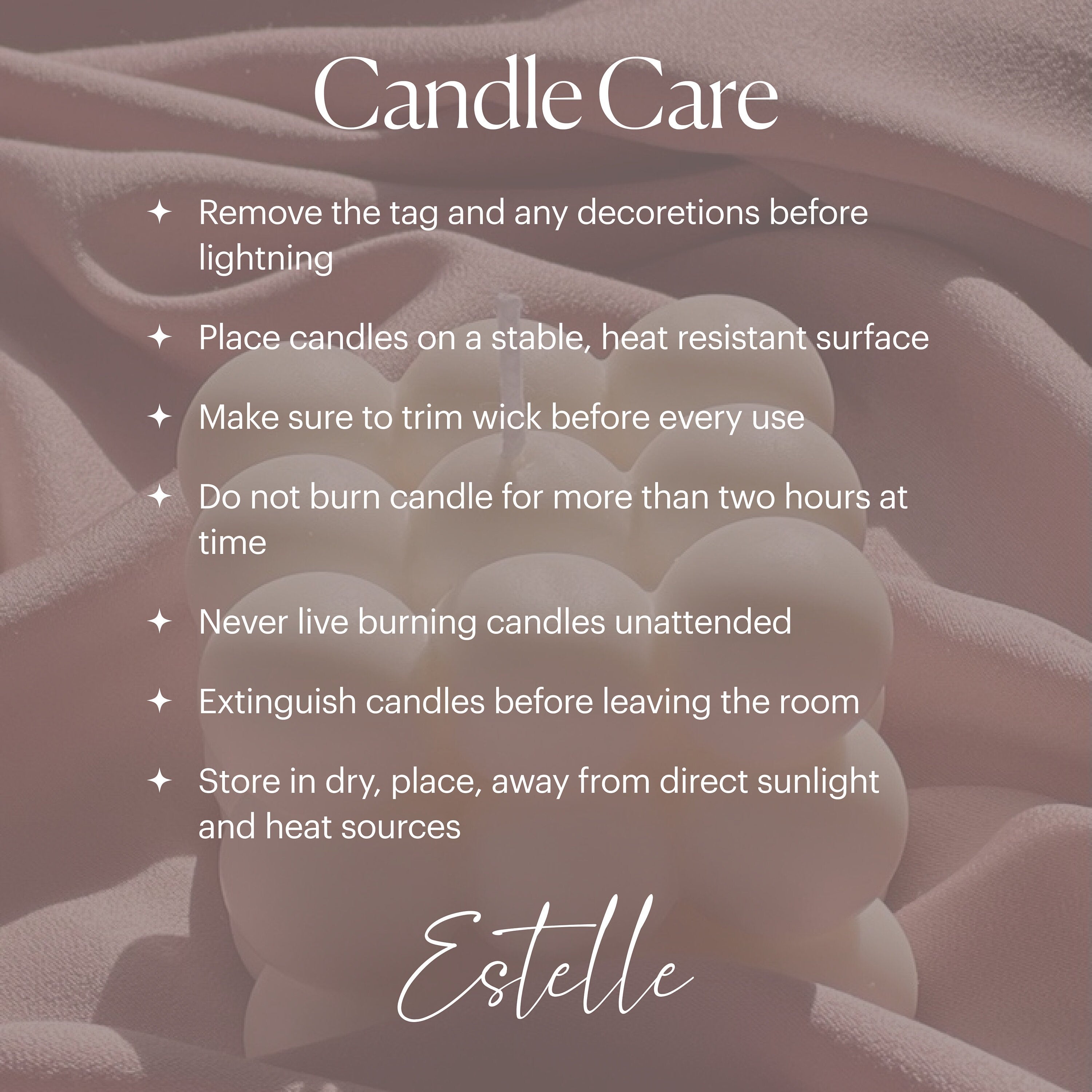 Large Ribbed Pillar Candle | Modern Soy Wax Candle, Home Decor-4