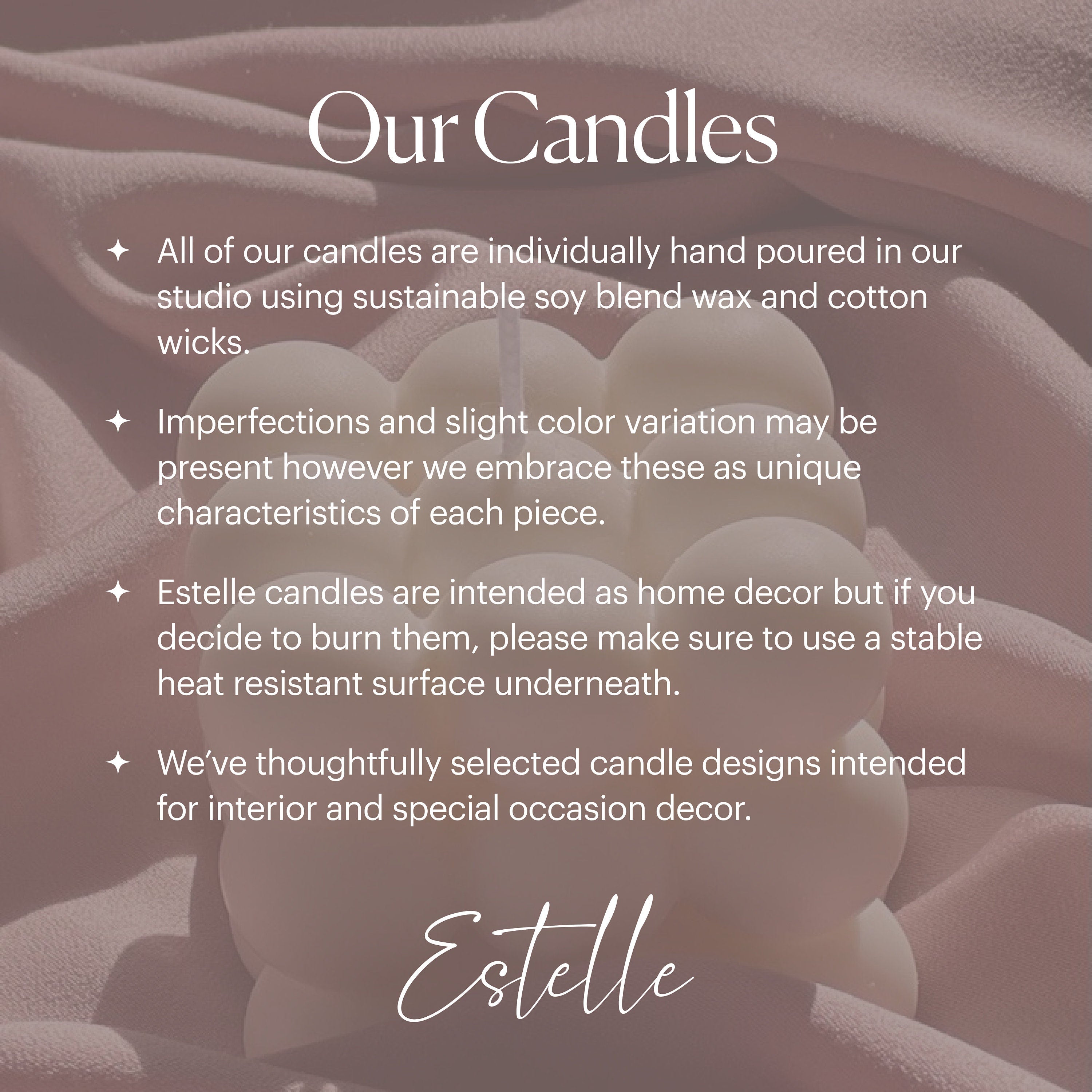 Handmade Rose Flower Candle | Vegan Soy Pillar Candle-4