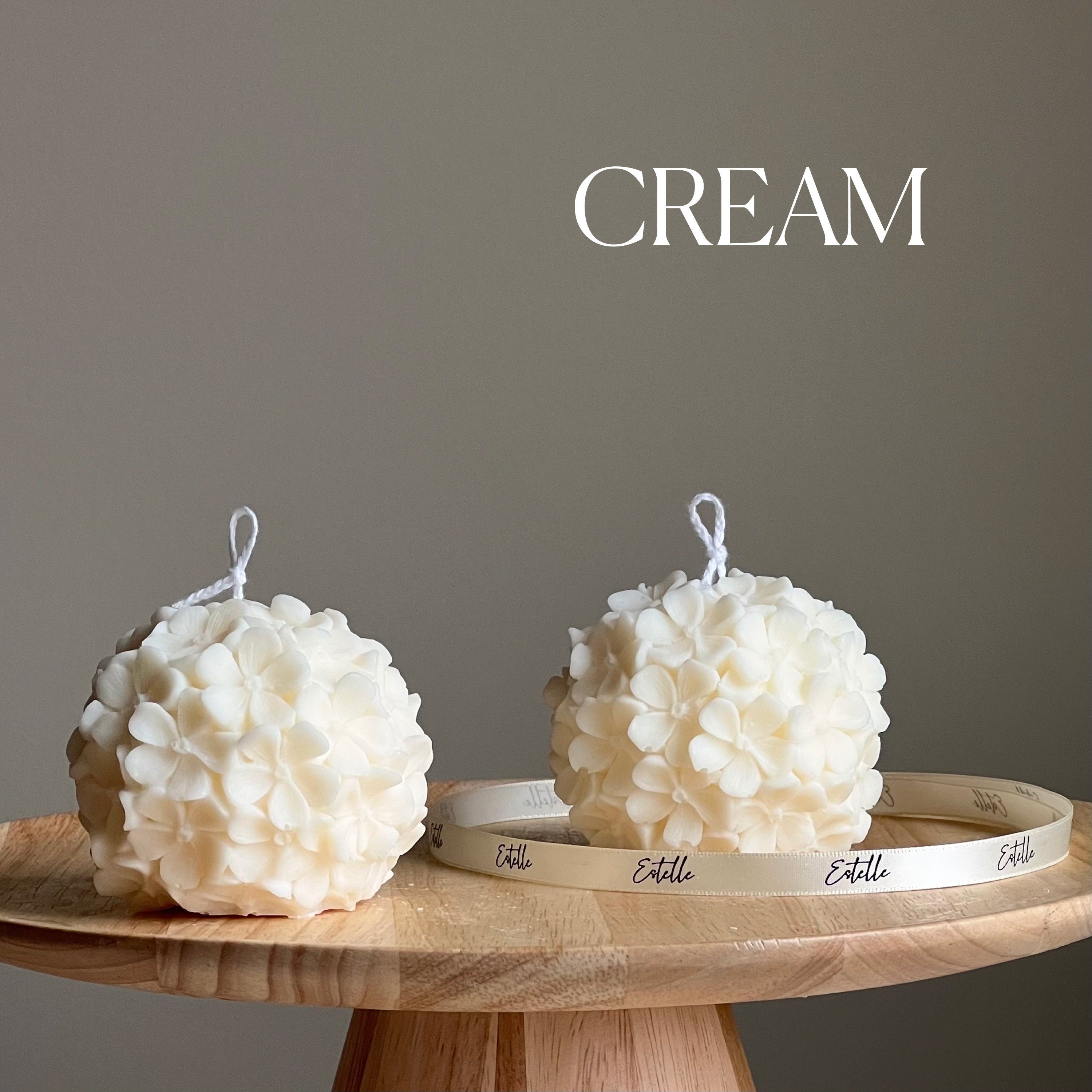 Handmade Hydrangea Soy Wax Candle | Floral Home Decor-2