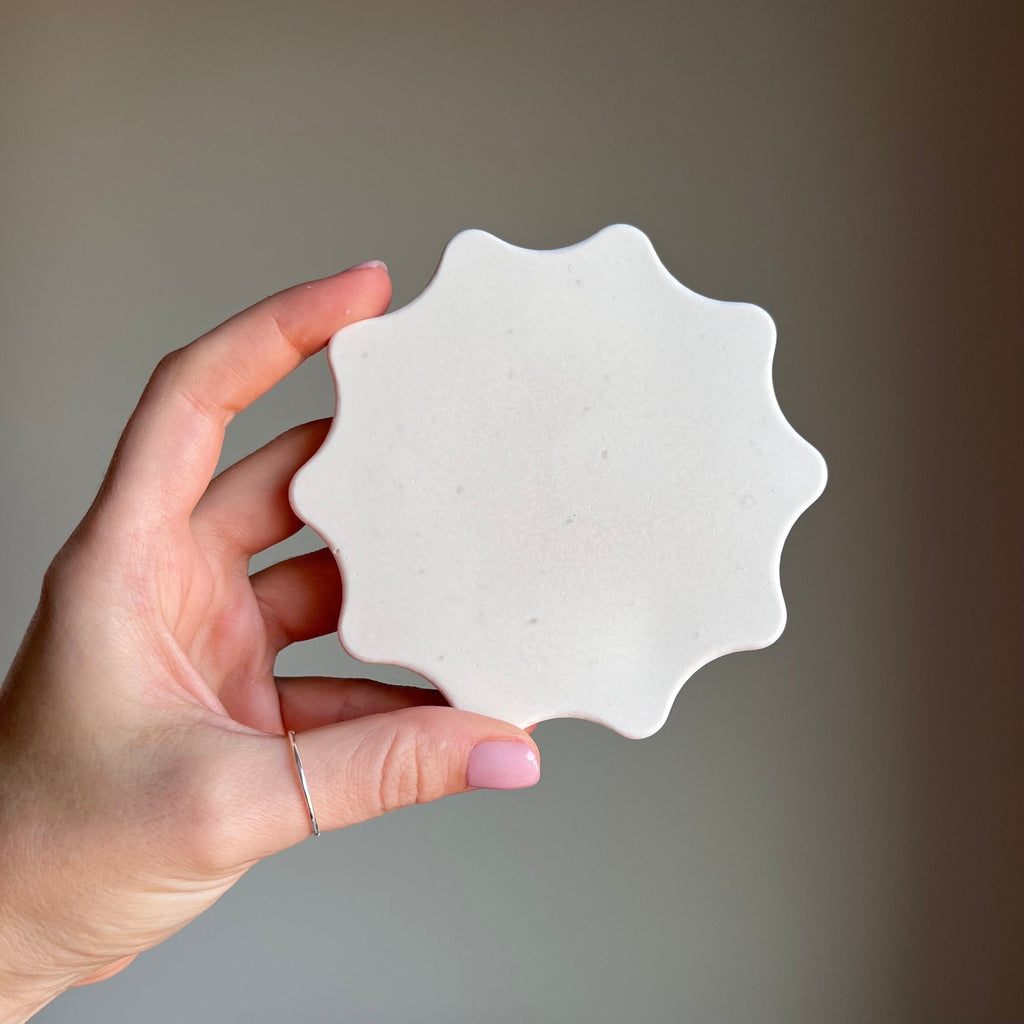 Shaped Jesmonite Trinket Tray: Scandi Home Decor-3