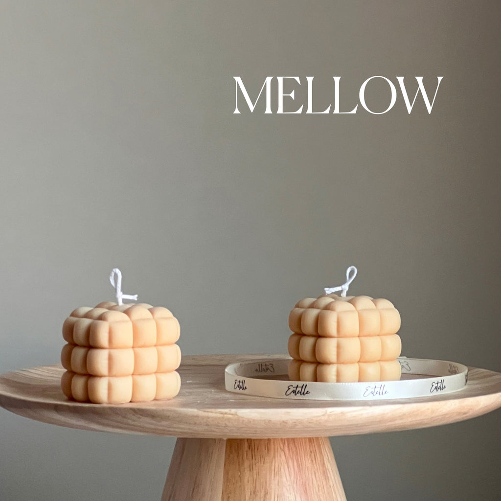 Cube Candle: Handmade Soy Pillar Candle, Home Decor-3