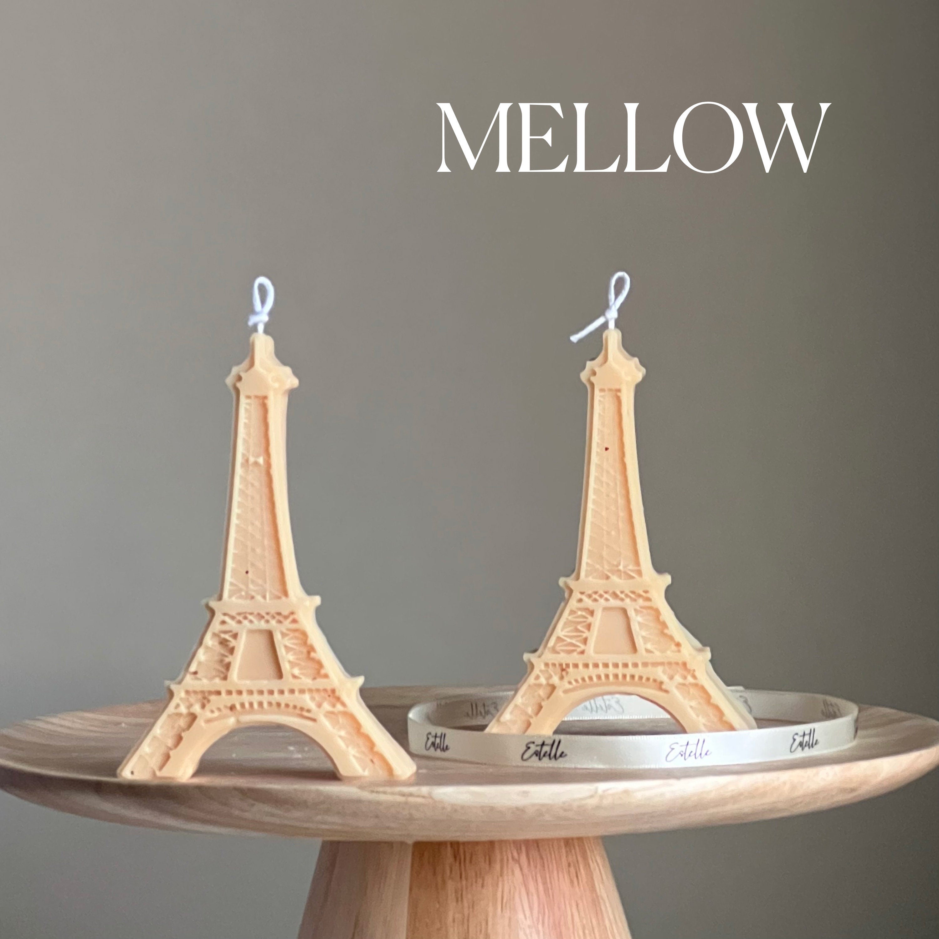 Eiffel Tower Soy Candle: Handmade Decorative Pillar Candle-3