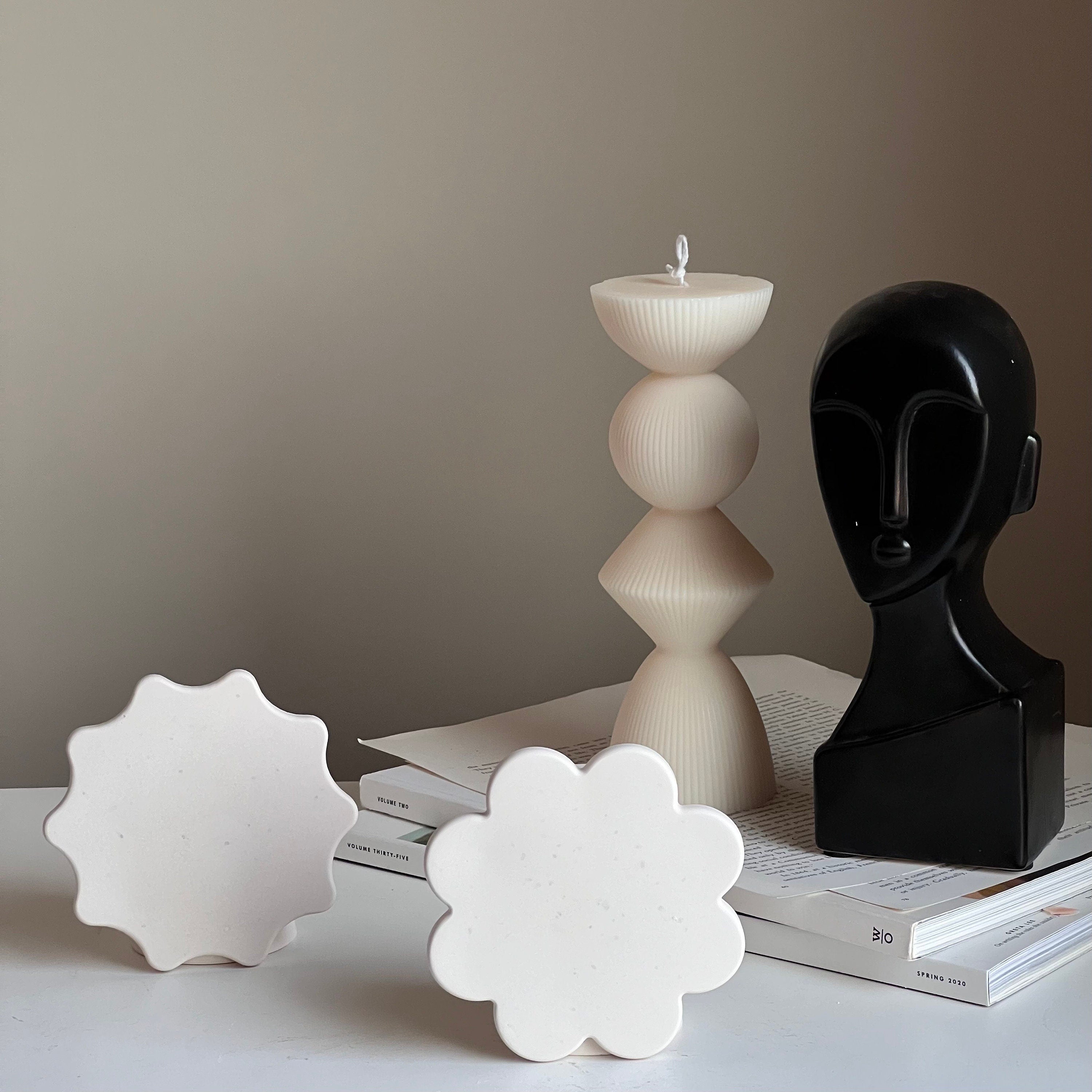Shaped Jesmonite Trinket Tray: Scandi Home Decor-1