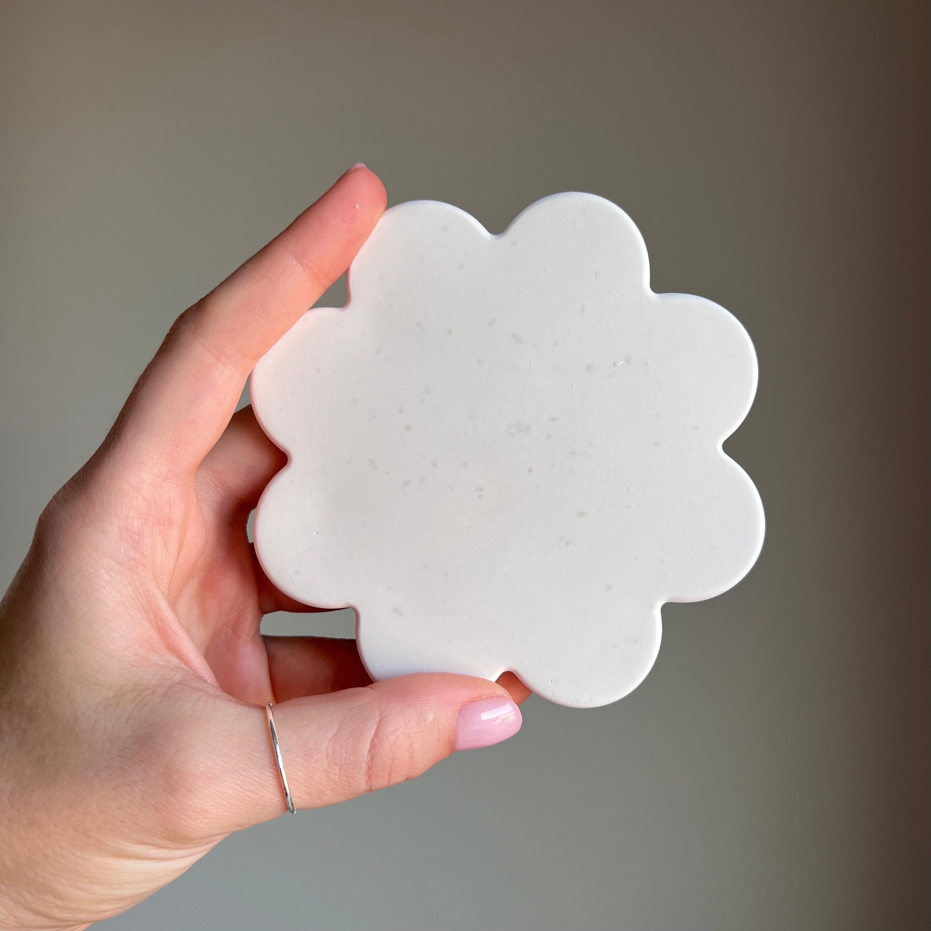 Shaped Jesmonite Trinket Tray: Scandi Home Decor-4