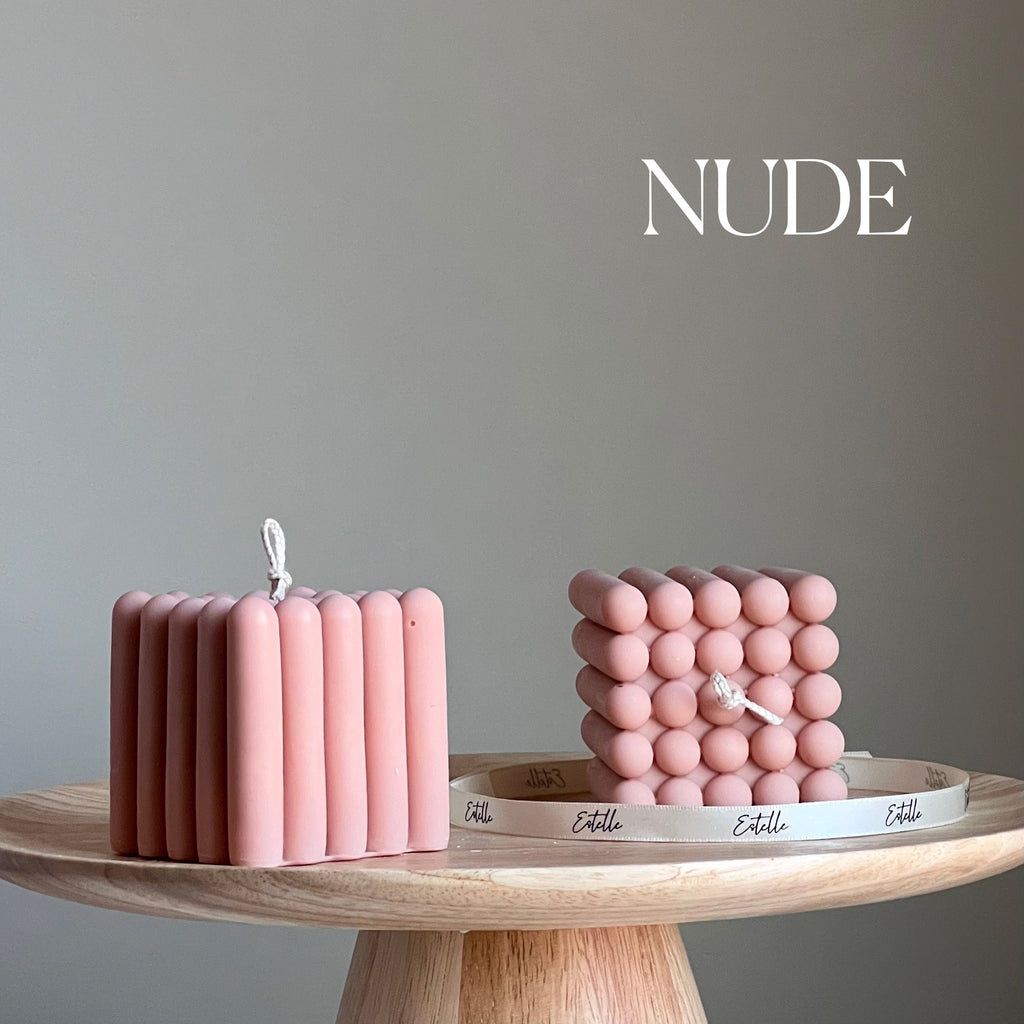 Handmade Cube Soy Candle | Unique Decorative Pillar Candle-2
