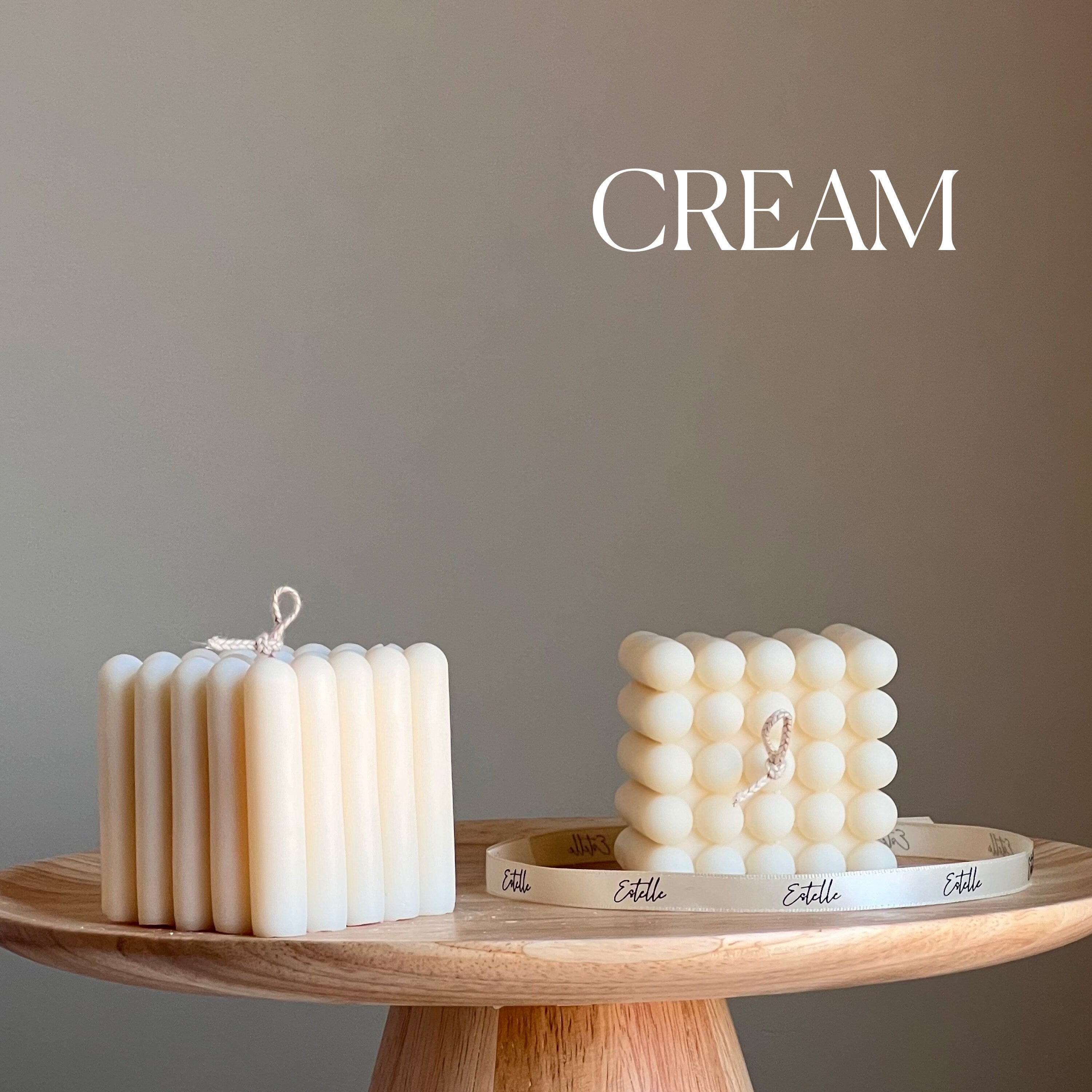 Handmade Cube Soy Candle | Unique Decorative Pillar Candle-3