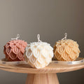Lotus Flower Soy Wax Candle: Handmade Decorative Candle-0