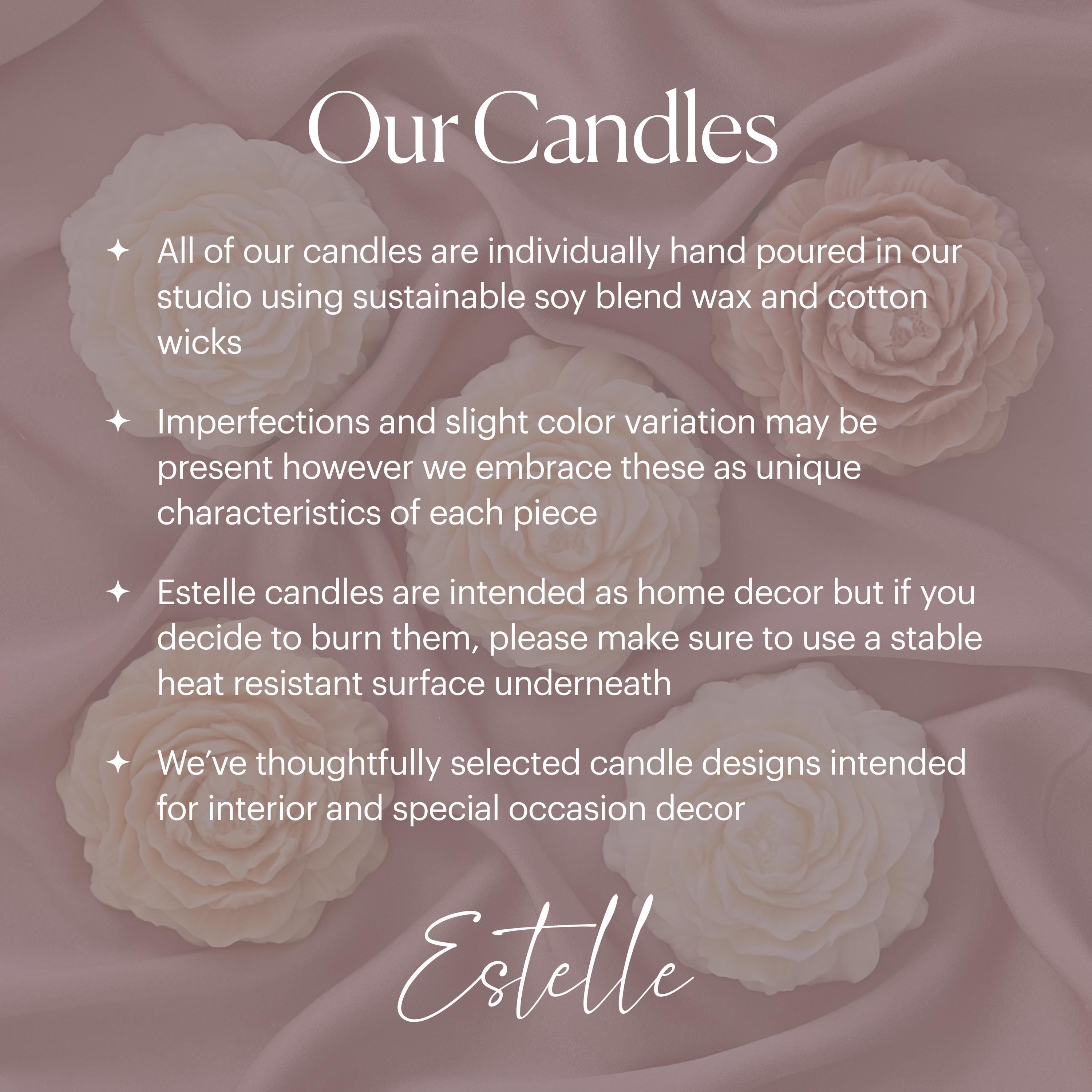 Vintage Lace Soy Pillar Candle: Handmade Home Decor-4