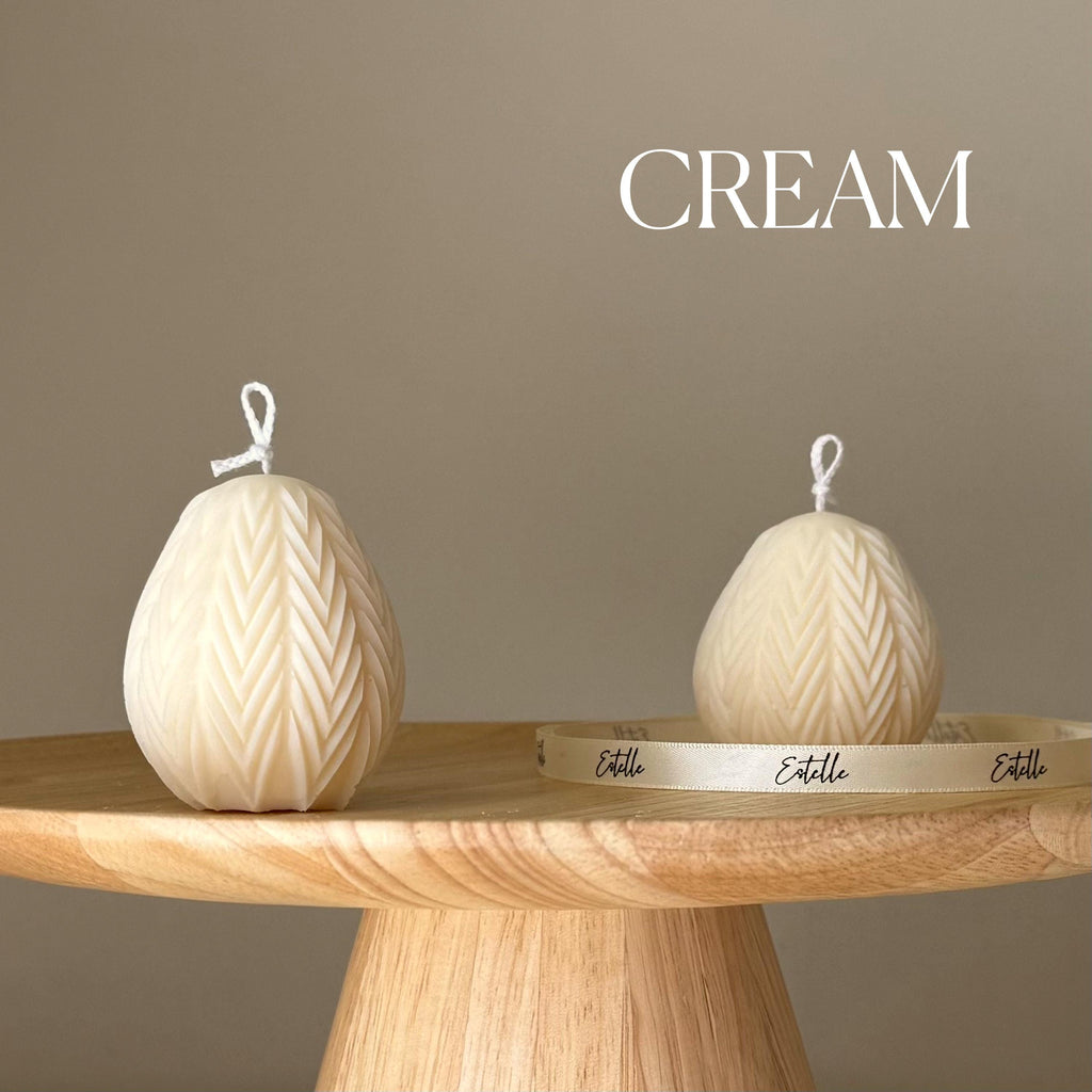 Easter Egg Soy Candle: Handmade Sculptural Home Decor-2