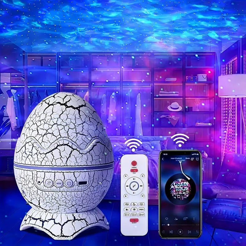 Dinosaur Egg Galaxy Star Projector Lamp-2
