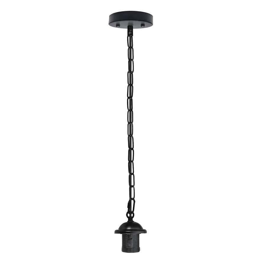Industrial E27 Pendant Kit Metal Lamp Holder Adjustable Chain Suspension~ 5128