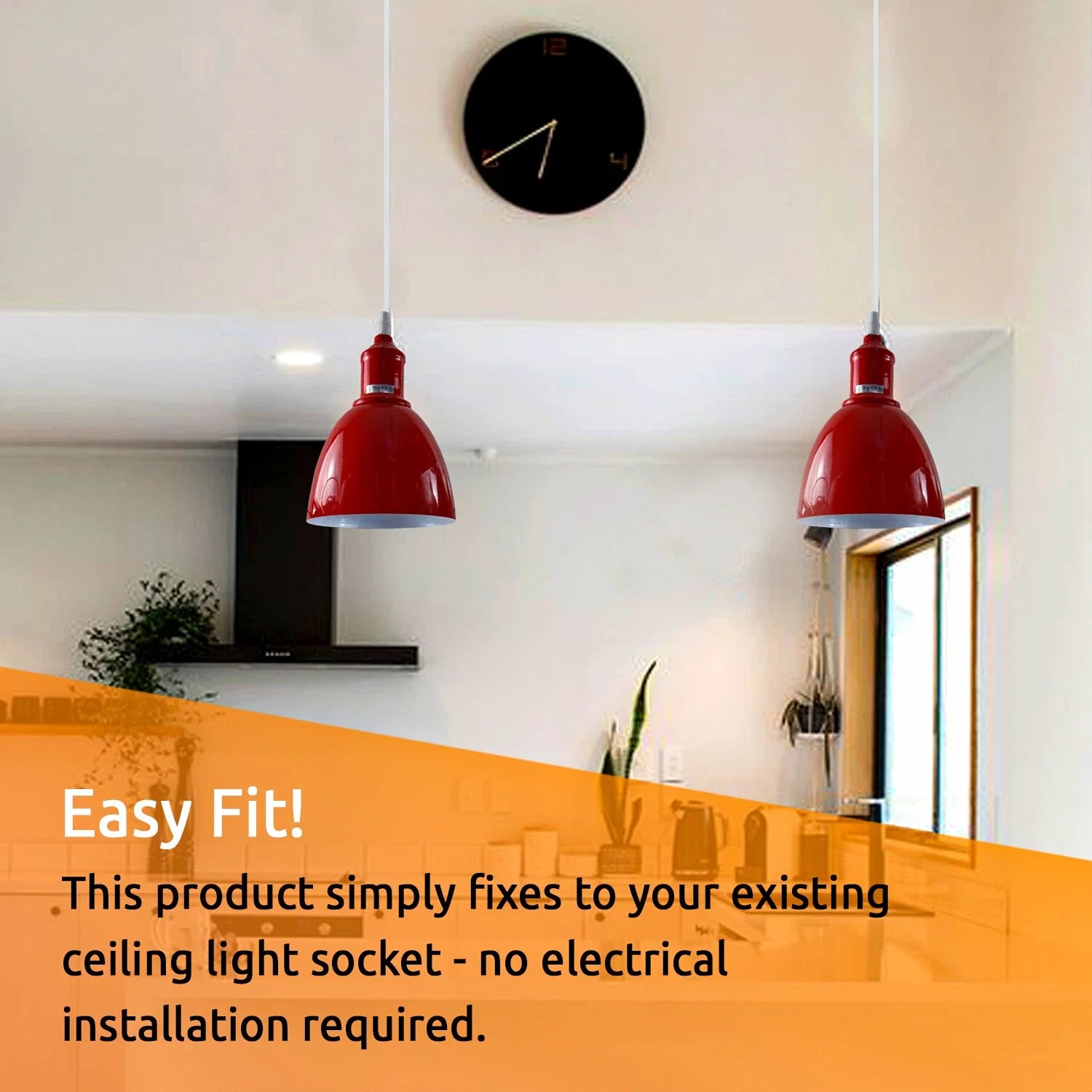 Industrial Mug Shape Easy Fit Lampshade Pendant Light E27 Fitting ~5690