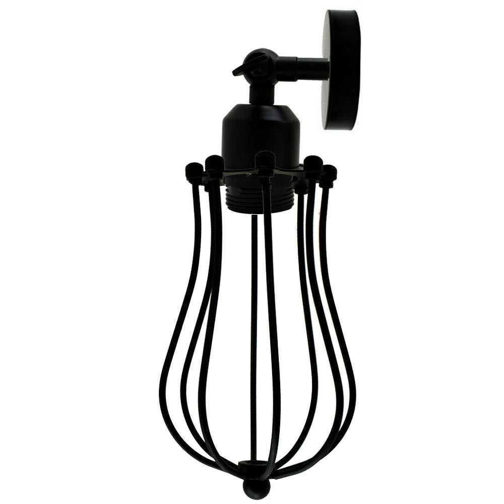 Industrial Wall Lights with Cage Shade Retro Wall Lamp ~2839-5