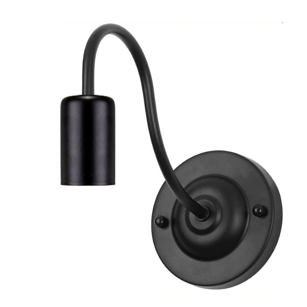 Vintage Black Swan Neck Wall Light~2125-5