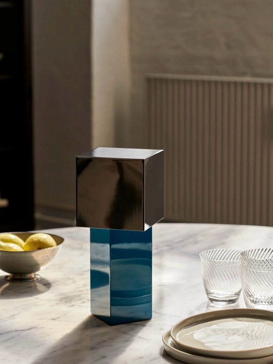 Modern Geometric Memphis Portable Dimmable Lamp - Bauhaus Pivot ATD7 Table Lamp-4