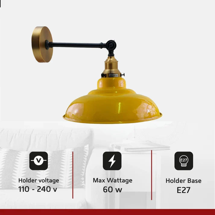 Adjustable Vintage Wall Light Industrial Style ~3464-1