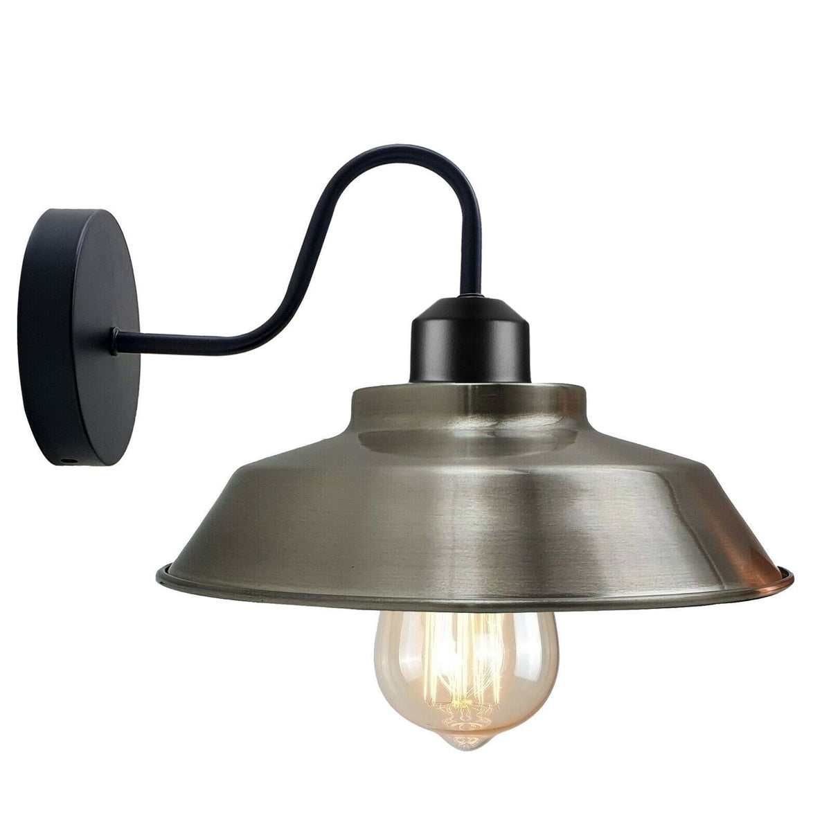 Industrial Gooseneck Indoor Wall Sconce Light ~1186-5