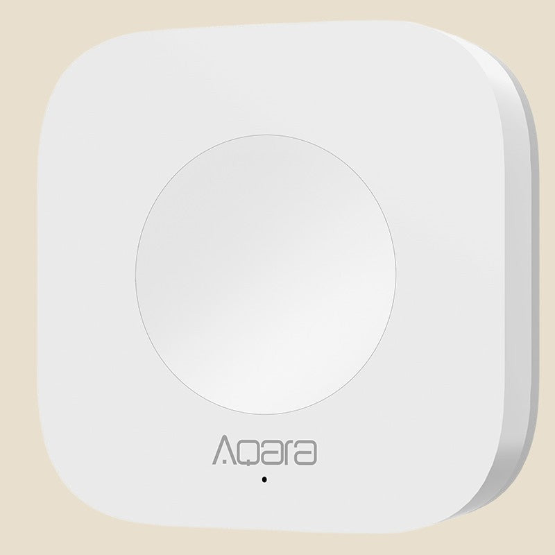 White NovaPulse Aqara wireless smart switch and doorbell with compact design