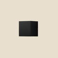 Black square NovaPulse LED wall light with PIR motion sensor and adjustable beam angle