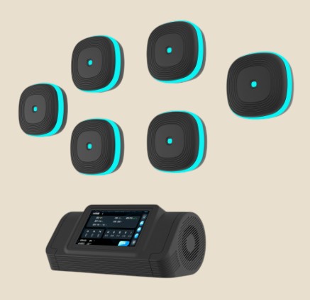 NovaPulse PulseBoxer smart music boxing target with six black LED pads and control panel