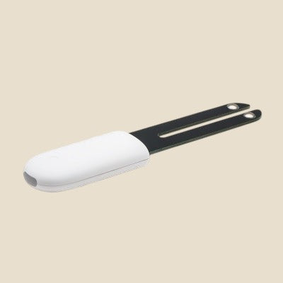 White NovaPulse smart soil moisture sensor for plant monitoring with Bluetooth connectivity