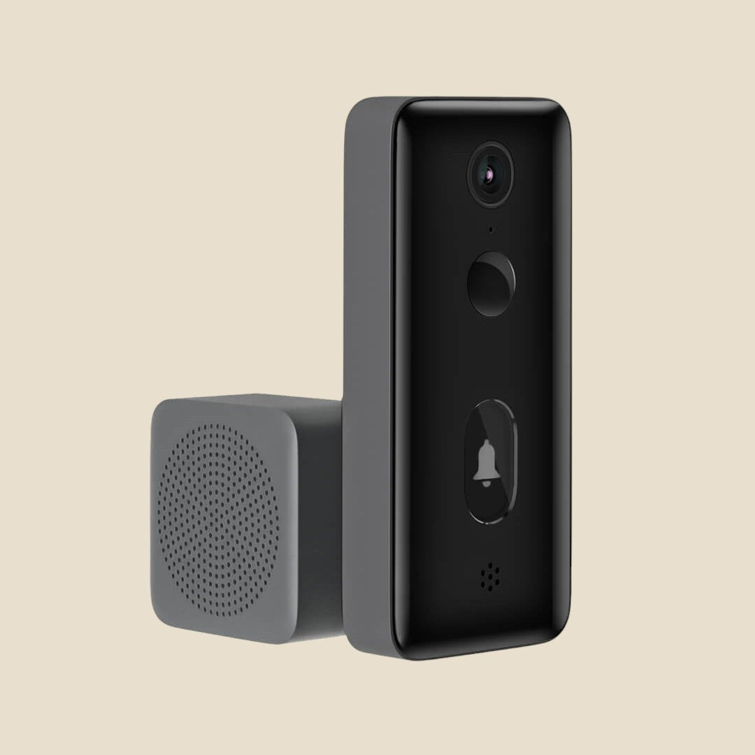 NovaPulse NovaBell Vision smart video doorbell with 1080p HD camera in a black casing