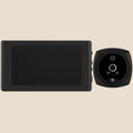 NovaPulse smart video doorbell with HD screen and a slim black outdoor camera
