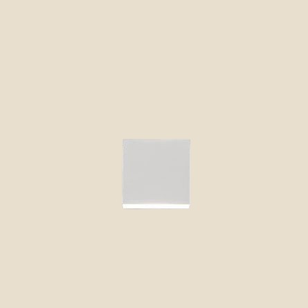 Kinkiet NovaPulse SquareArc 6W LED w kolorze matowej czerni z aluminium o kwadratowym kształcie i ciepłym świetle