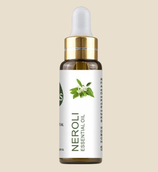 NovaPulse MAYJAM Neroli essential oil in a glass dropper bottle for diffusers