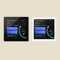 NovaPulse NovaPanel Zigbee 3.0 smart control panel in black and white with a touchscreen