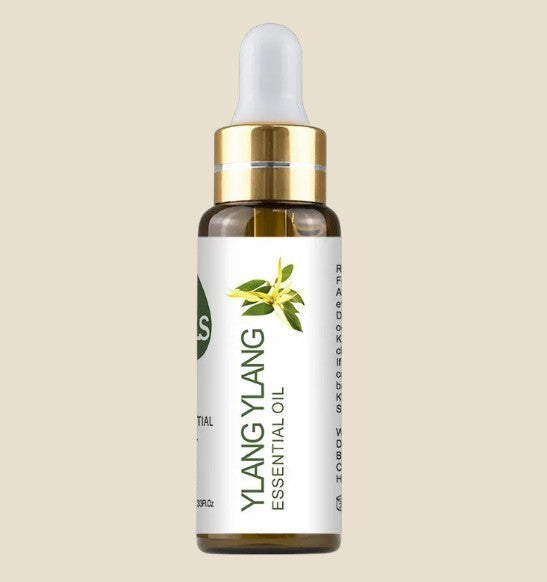 NovaPulse MAYJAM Ylang Ylang essential oil in a glass dropper bottle for diffusers