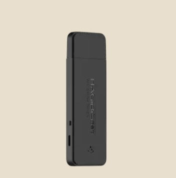 Black NovaPulse PulseCast wireless screen-mirroring adapter with HDMI output and ABS casing