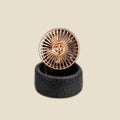 NovaPulse TireFan tyre-shaped portable desk fan with copper finish and USB power