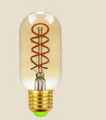 NovaPulse Edison LED bulb with amber glass and decorative spiral filament