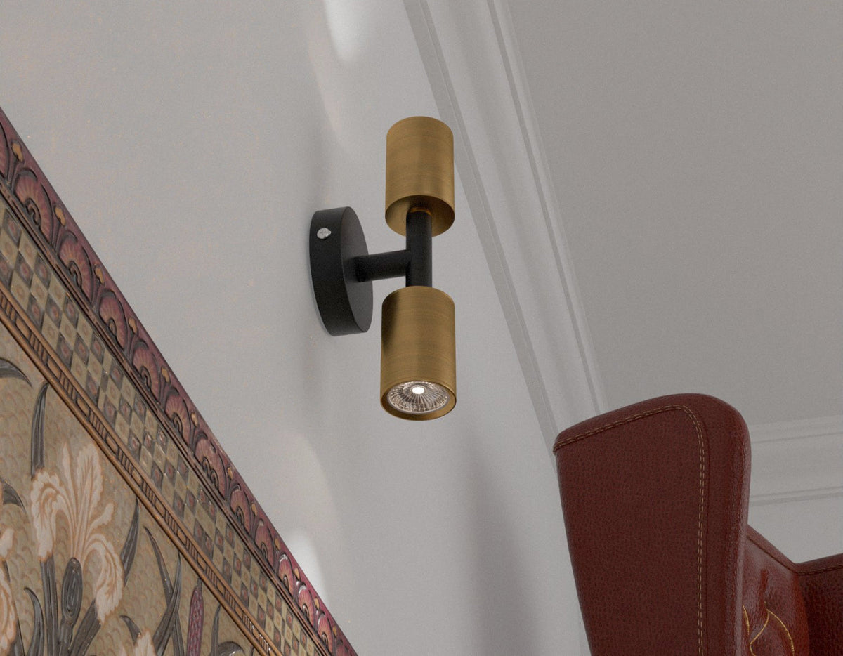 Double Head Up and Down Wall Light GU10 Spotlight-5632-3