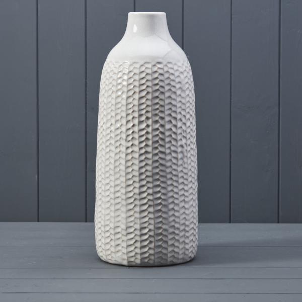 White Ceramic Vase-1