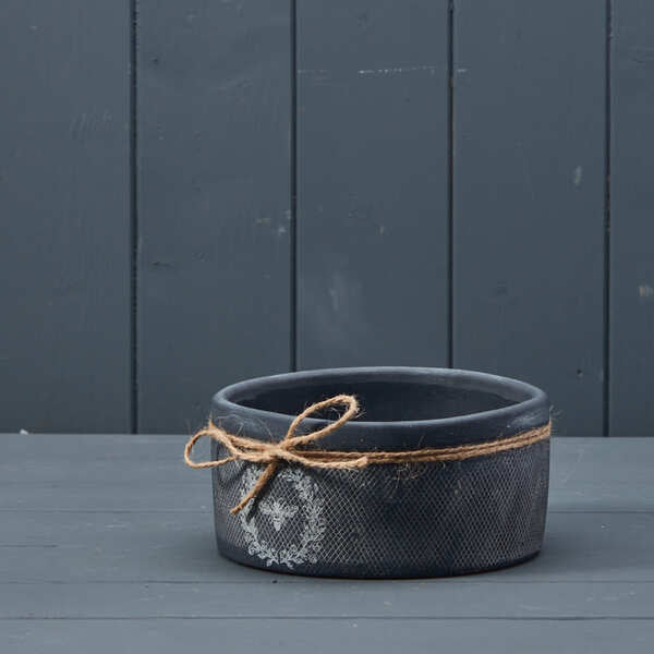 Black Bee Bowl Td16cm H7.5cm-1