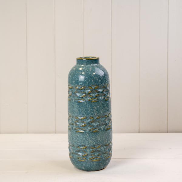 Blue Ceramic Vase-1