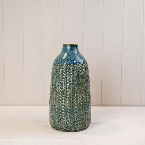 Blue Ceramic Vase-1