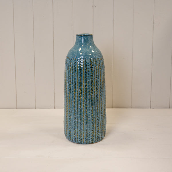 Blue Ceramic Vase-1