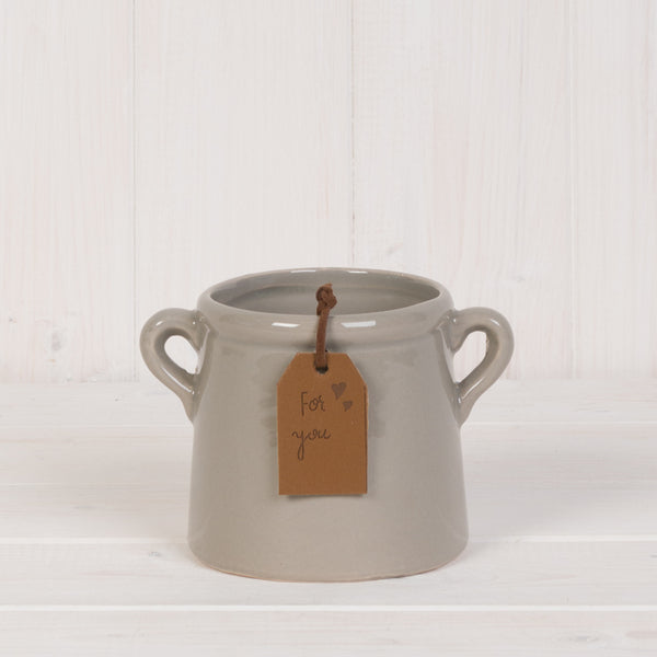 Grey Pot 8cm-1
