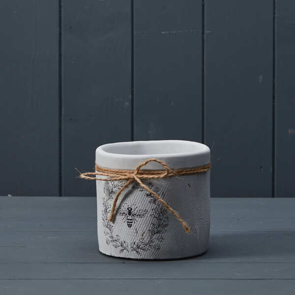White Bee Pot H11cm-1