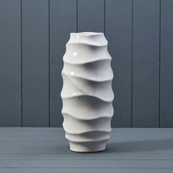 White Ceramic Vase-1