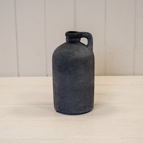 Grey Medium Textured Jug 9cm X 9cm X 17cm-1